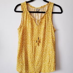 Lucky Brand Moroccan Print Tank Top